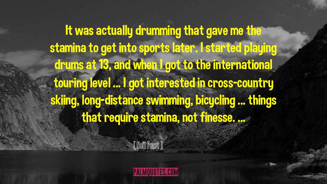 Cross Country Running quotes by Neil Peart