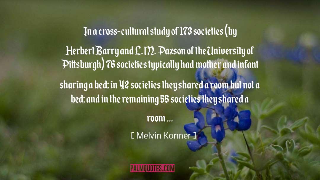 Cross Cultural Exchanges quotes by Melvin Konner