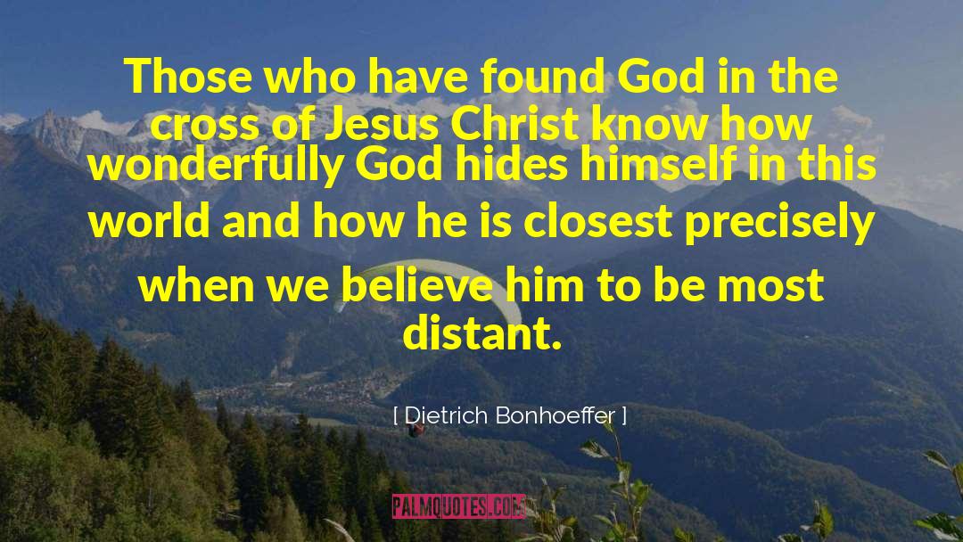 Cross Of Jesus quotes by Dietrich Bonhoeffer