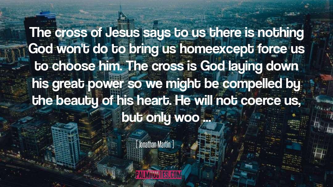 Cross Of Jesus quotes by Jonathan Martin