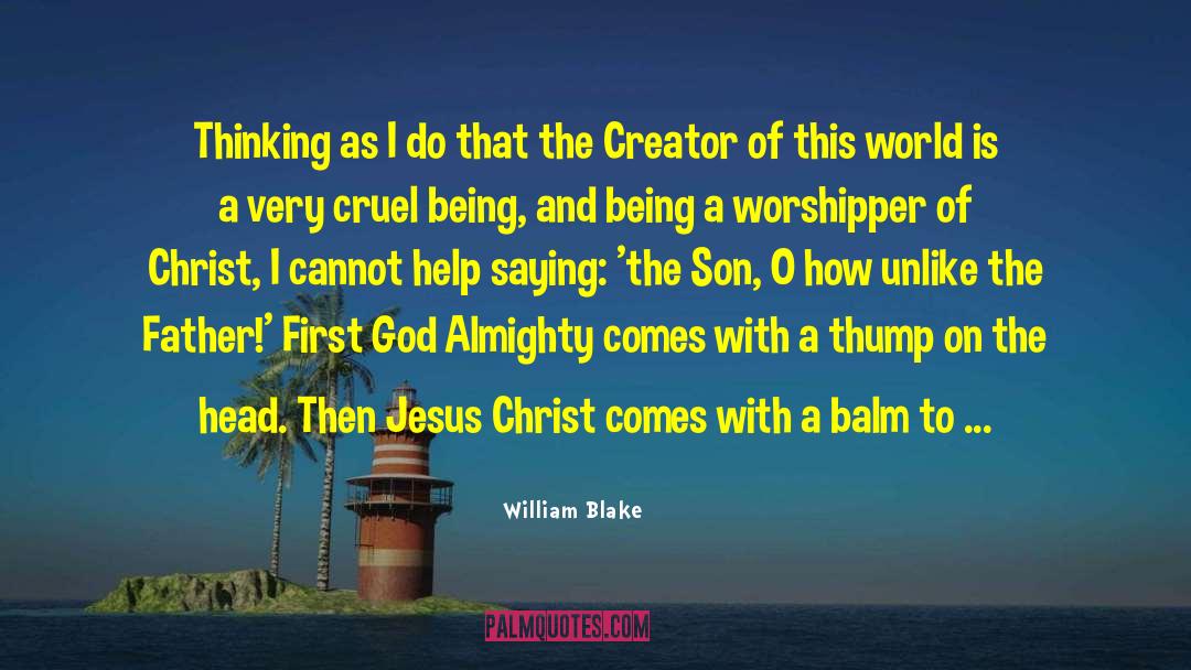 Cross Of Jesus quotes by William Blake