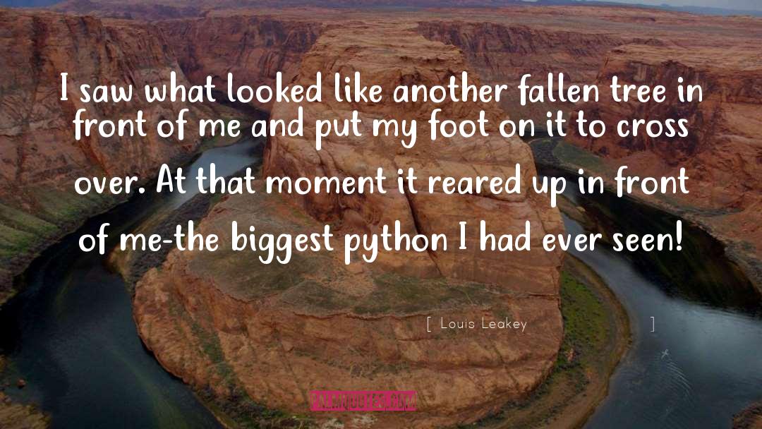 Cross Over quotes by Louis Leakey