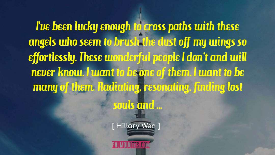 Cross Paths quotes by Hillary Wen