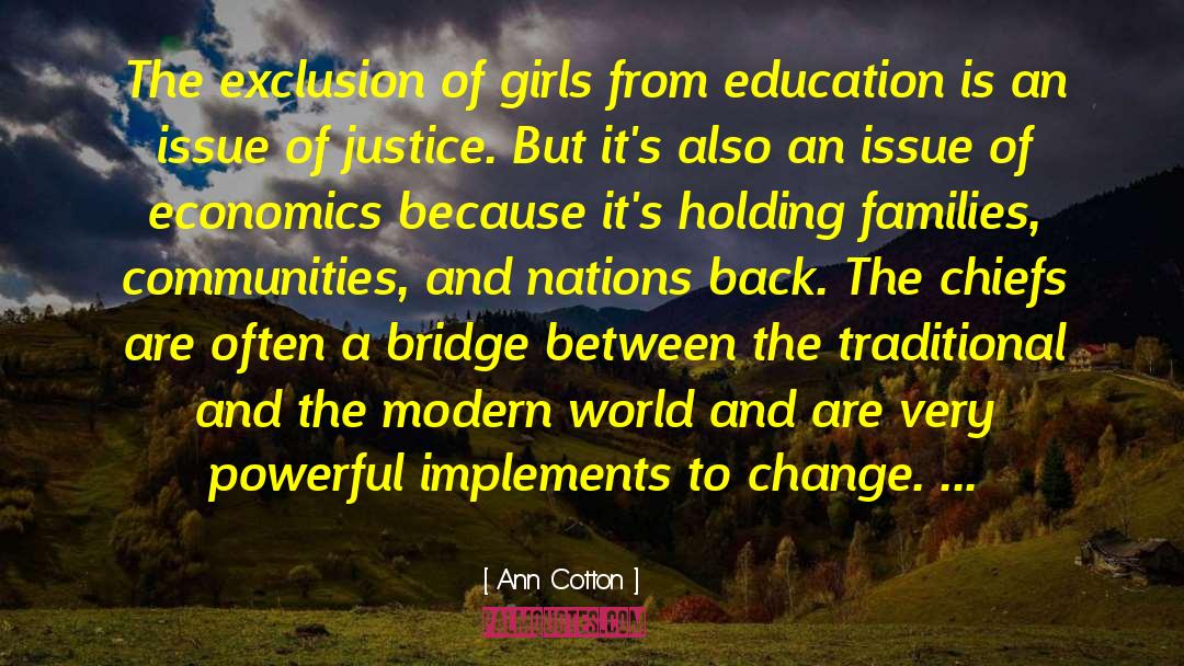 Cross The Bridge quotes by Ann Cotton