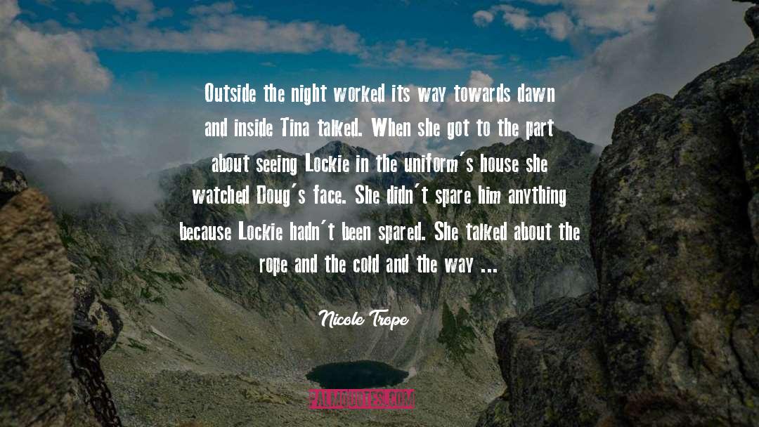 Crossed quotes by Nicole Trope