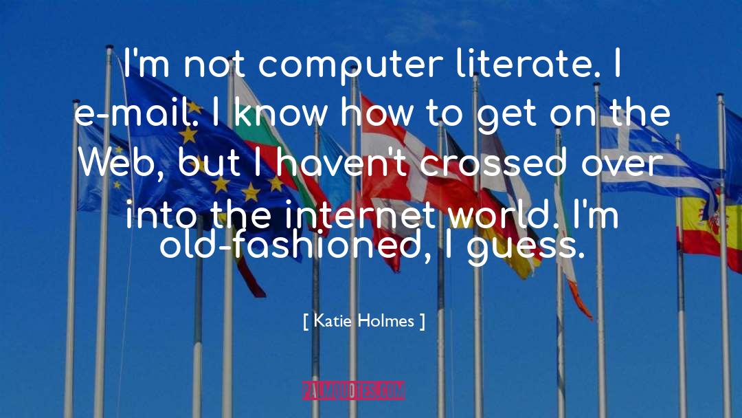 Crossed quotes by Katie Holmes