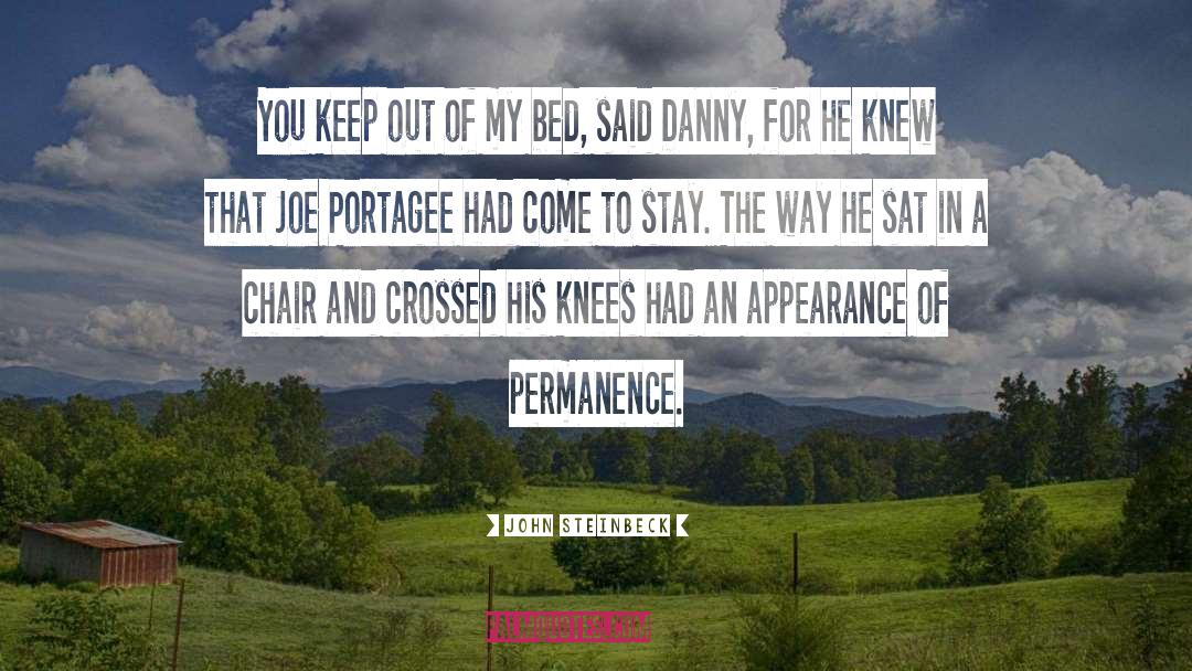 Crossed quotes by John Steinbeck