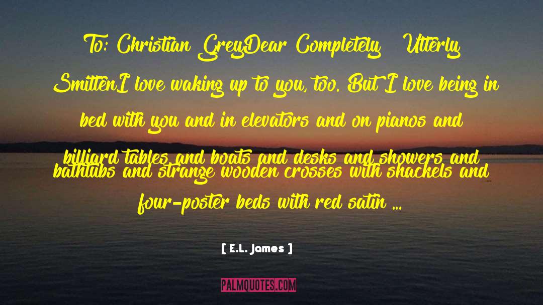 Crosses To Bear quotes by E.L. James
