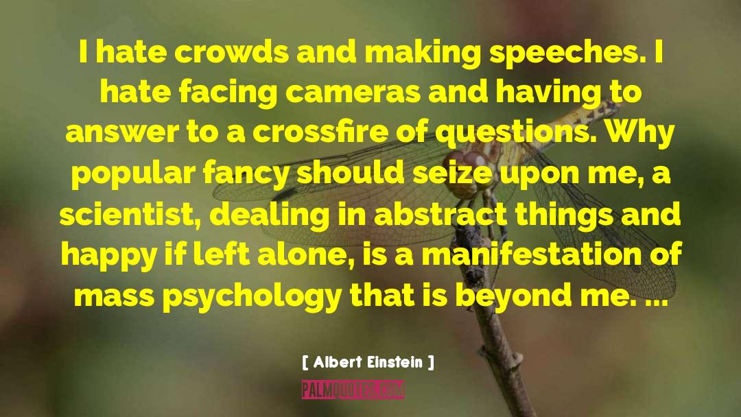 Crossfire quotes by Albert Einstein