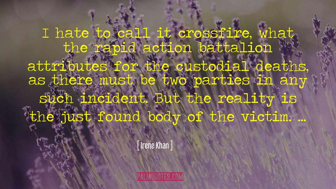 Crossfire quotes by Irene Khan