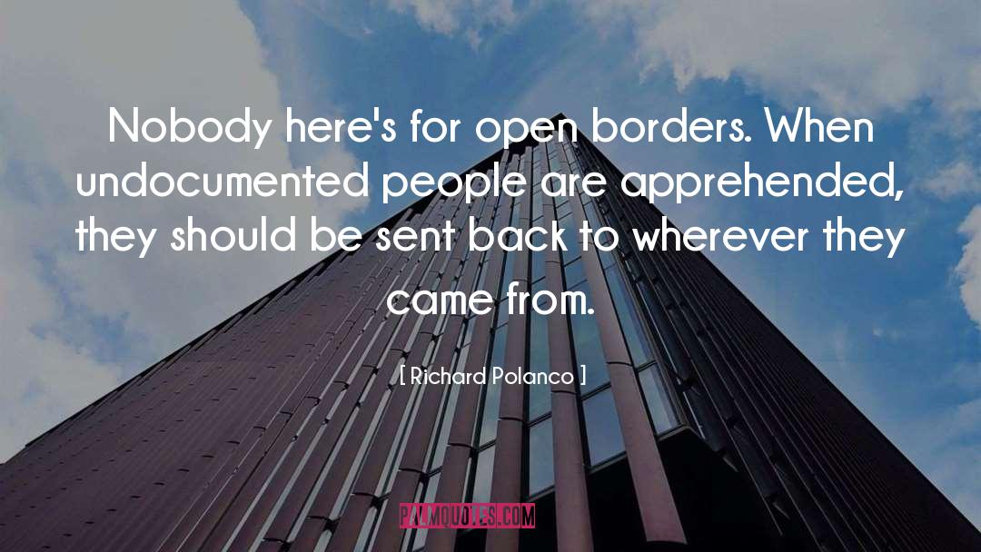 Crossing Borders quotes by Richard Polanco