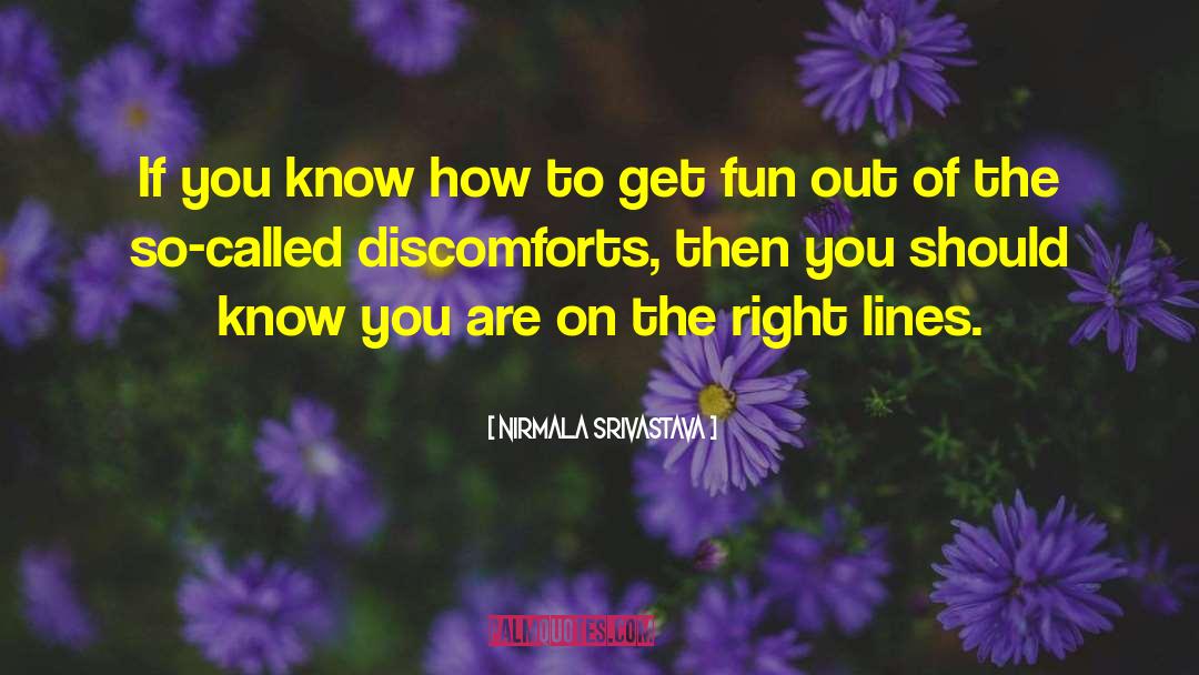 Crossing Lines quotes by Nirmala Srivastava