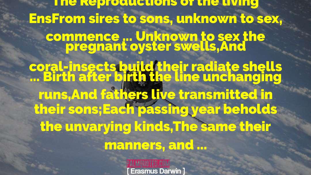 Crossing Lines quotes by Erasmus Darwin