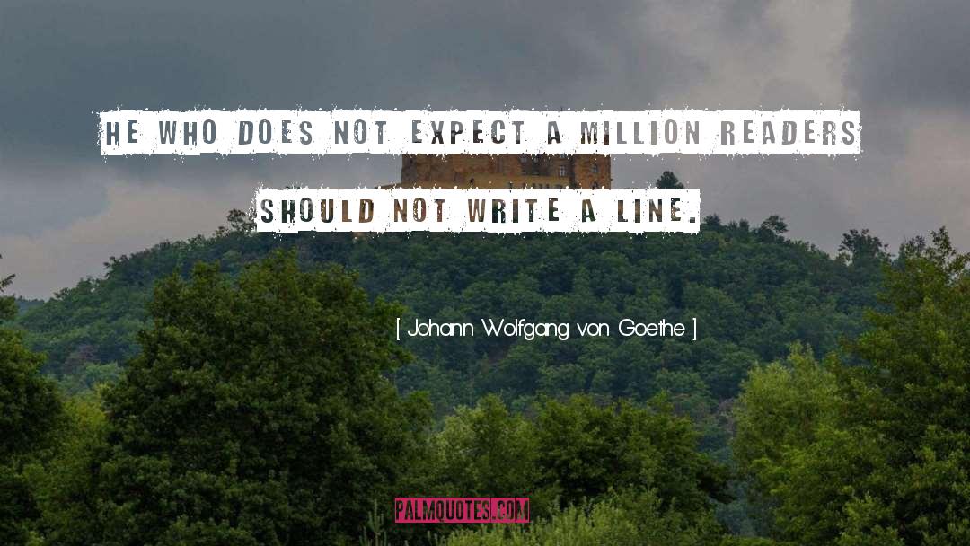 Crossing Lines quotes by Johann Wolfgang Von Goethe