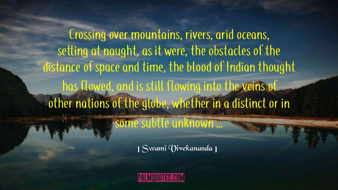 Crossing Over quotes by Swami Vivekananda