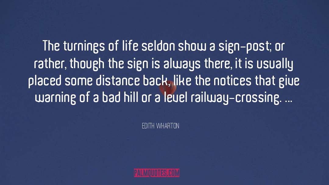 Crossing quotes by Edith Wharton