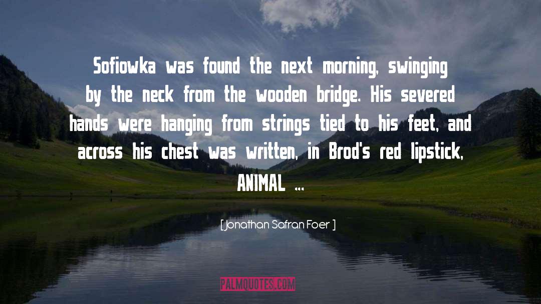 Crossing The Bridge quotes by Jonathan Safran Foer
