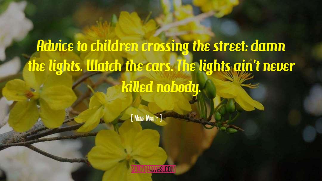 Crossing The Street quotes by Moms Mabley