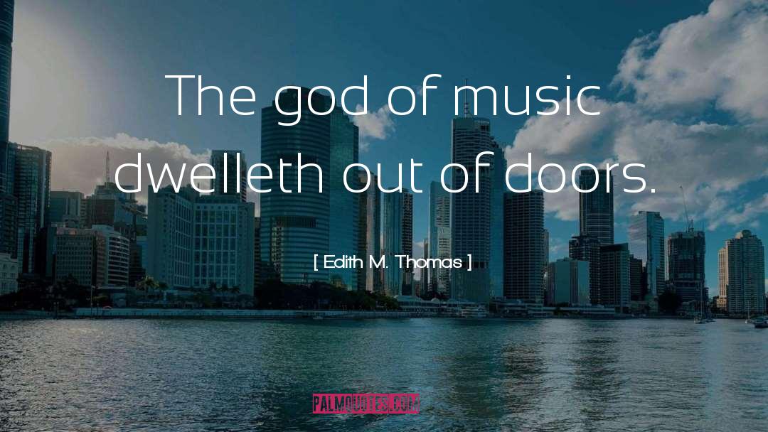 Crossover Music quotes by Edith M. Thomas