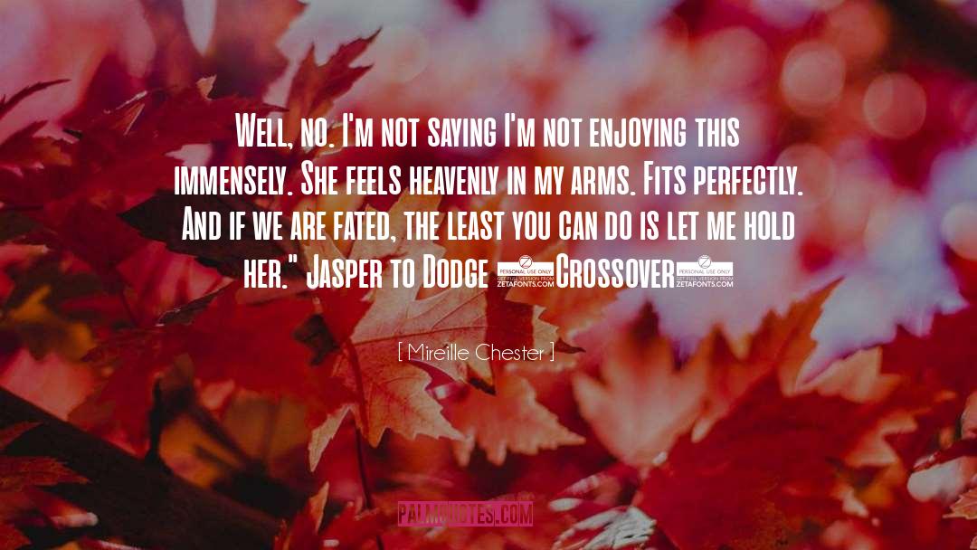 Crossover quotes by Mireille Chester