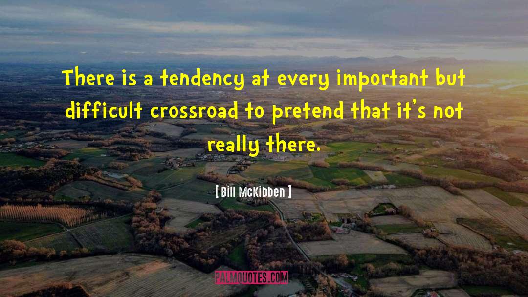 Crossroad quotes by Bill McKibben