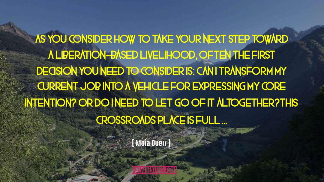 Crossroads quotes by Maia Duerr