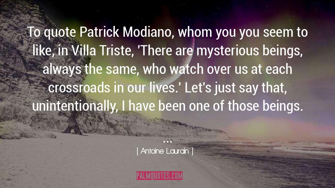 Crossroads quotes by Antoine Laurain