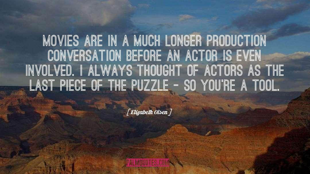 Crossword Puzzles quotes by Elizabeth Olsen