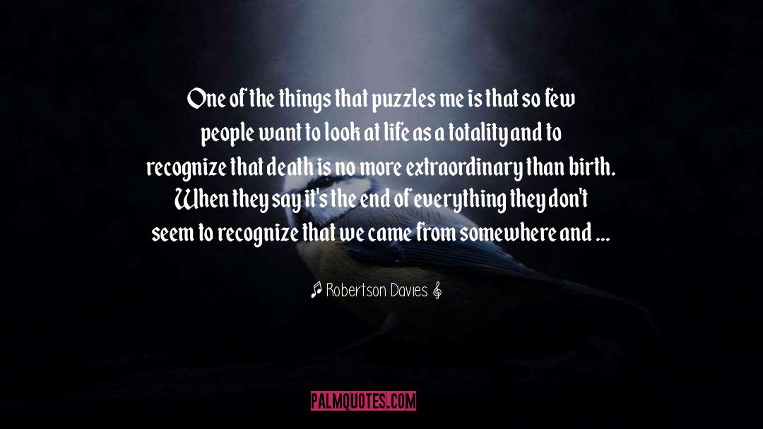 Crossword Puzzles quotes by Robertson Davies