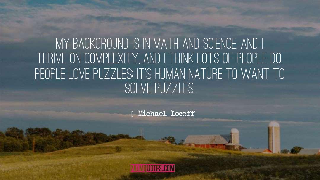 Crossword Puzzles quotes by Michael Loceff