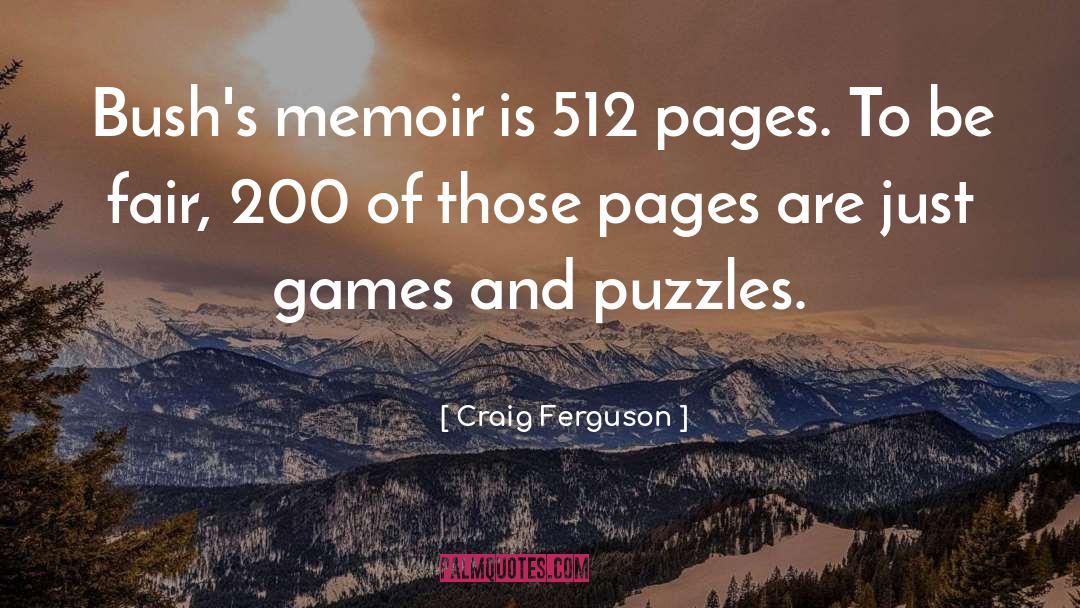 Crossword Puzzles quotes by Craig Ferguson