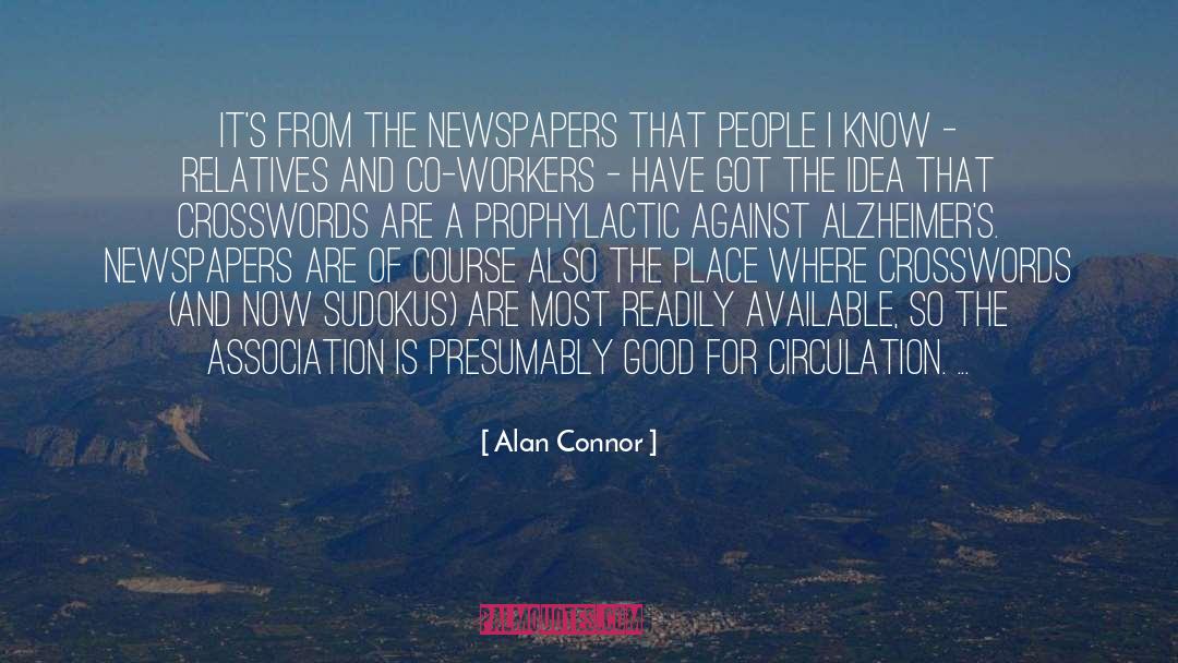 Crosswords quotes by Alan Connor