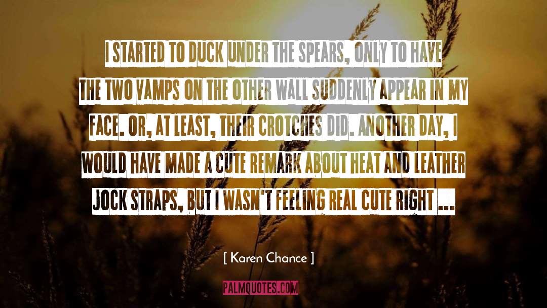 Crotches quotes by Karen Chance