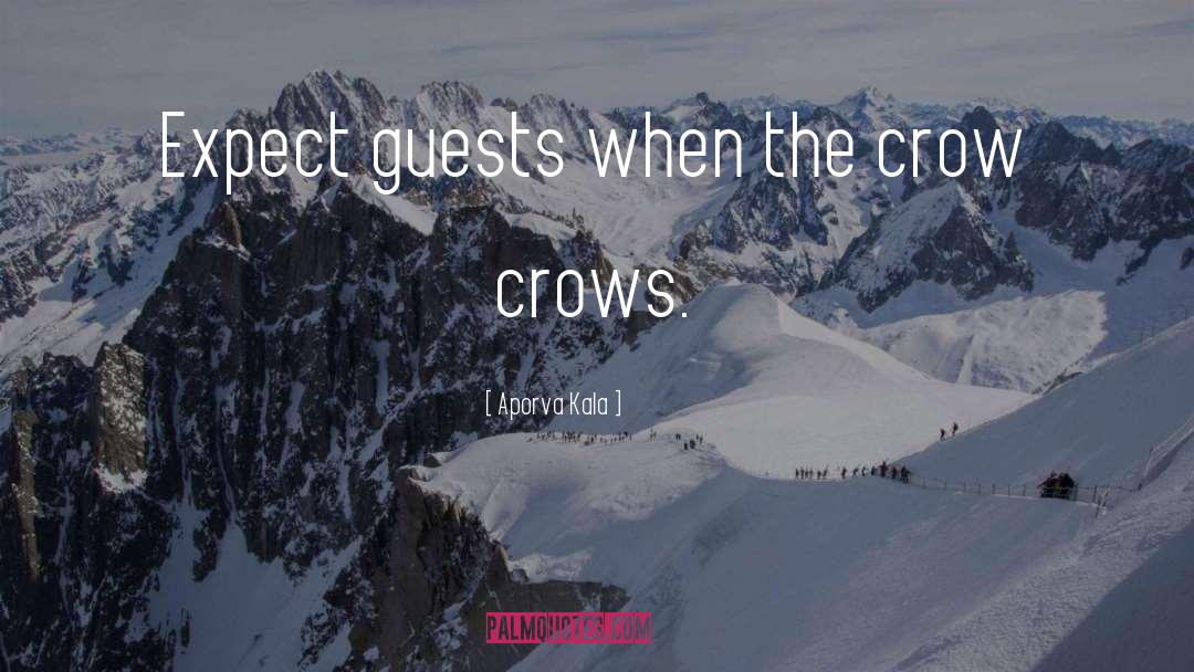 Crow quotes by Aporva Kala