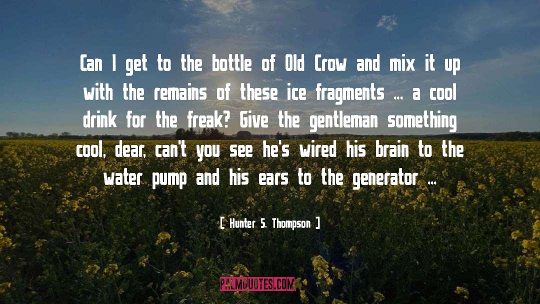 Crow quotes by Hunter S. Thompson