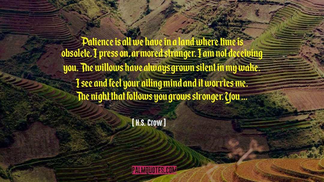 Crow S Row quotes by H.S. Crow