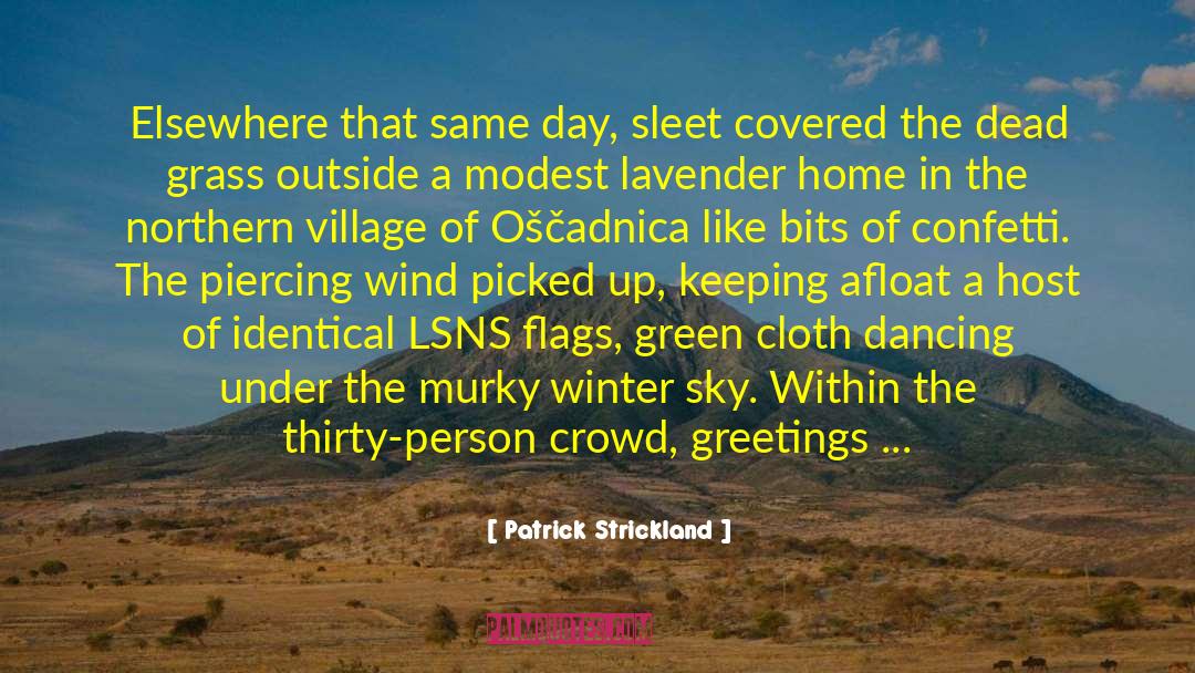 Crowd And Noise quotes by Patrick Strickland