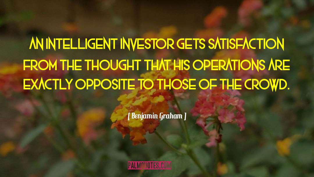 Crowd Sourcing quotes by Benjamin Graham