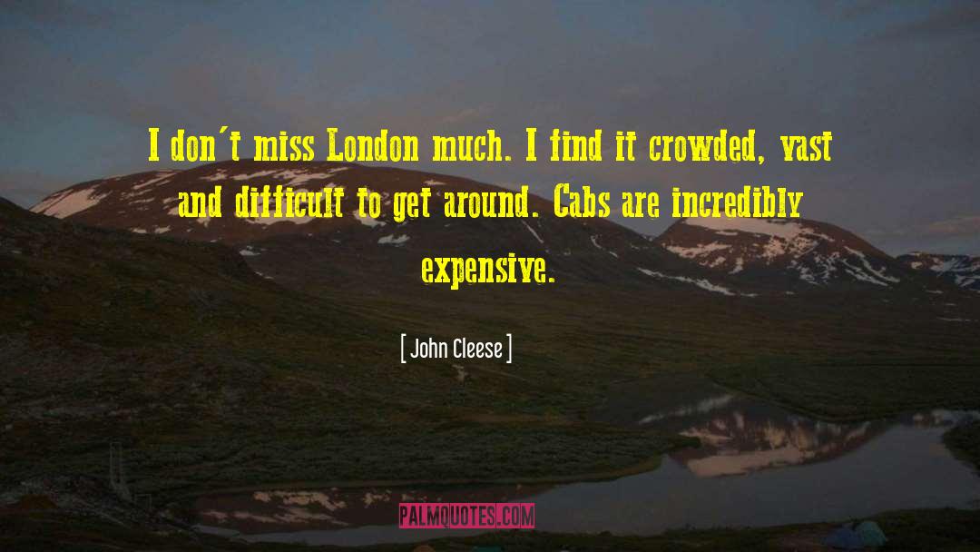 Crowded quotes by John Cleese