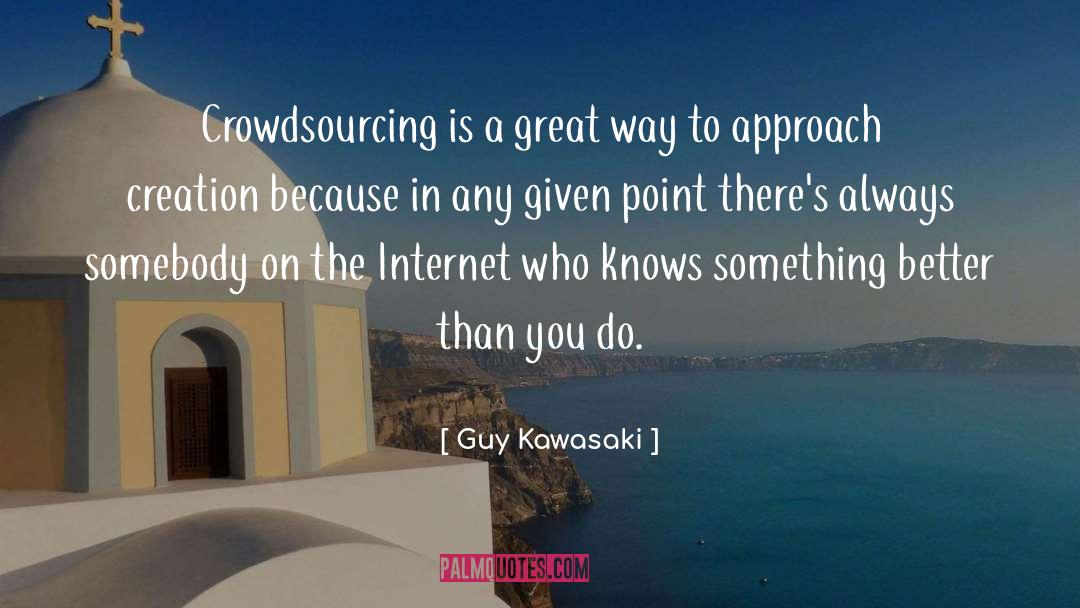Crowdsourcing quotes by Guy Kawasaki