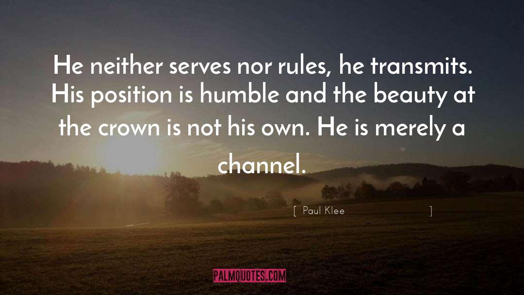 Crown Duel quotes by Paul Klee