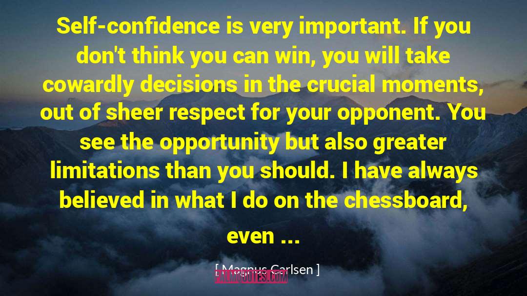 Crucial Moments quotes by Magnus Carlsen