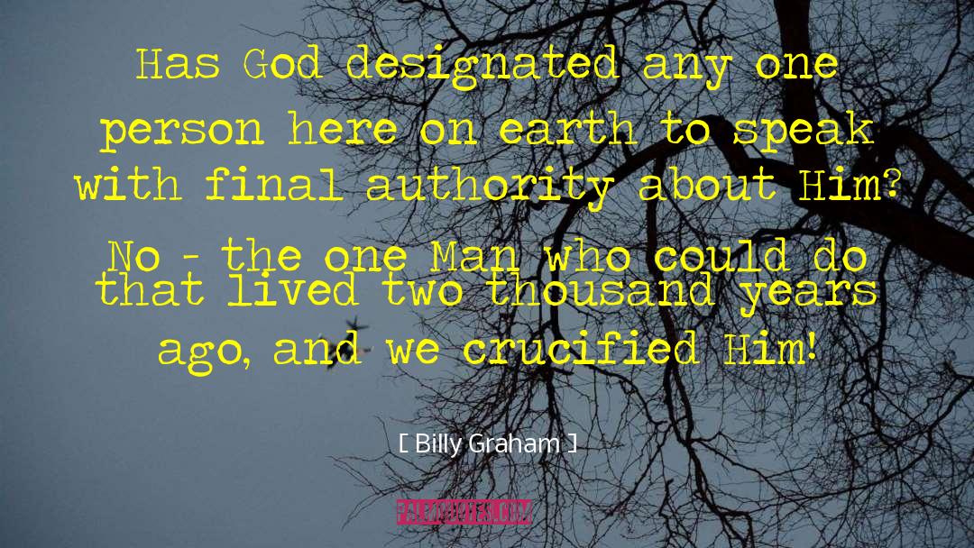 Crucified quotes by Billy Graham