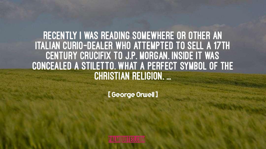 Crucifix quotes by George Orwell