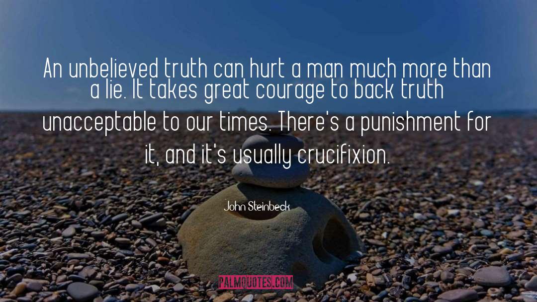 Crucifixion quotes by John Steinbeck