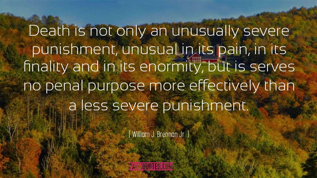 Cruel And Unusual Punishment quotes by William J. Brennan Jr.