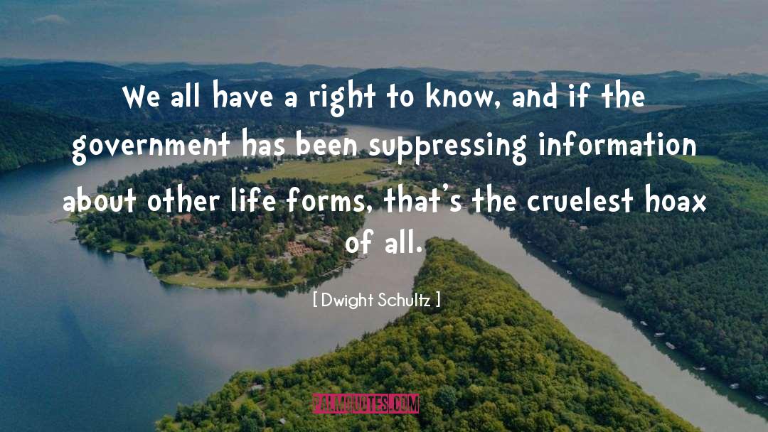 Cruelest quotes by Dwight Schultz