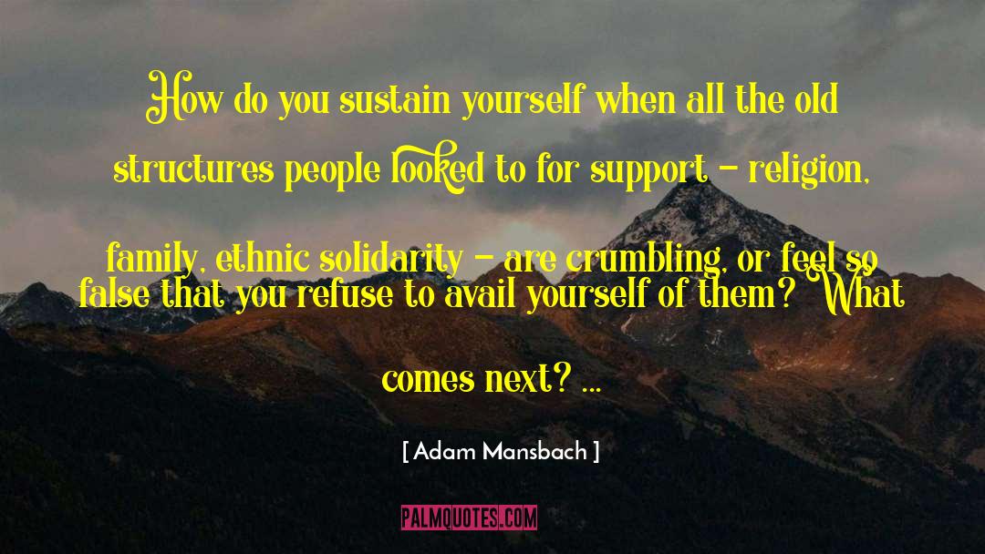 Crumbling quotes by Adam Mansbach