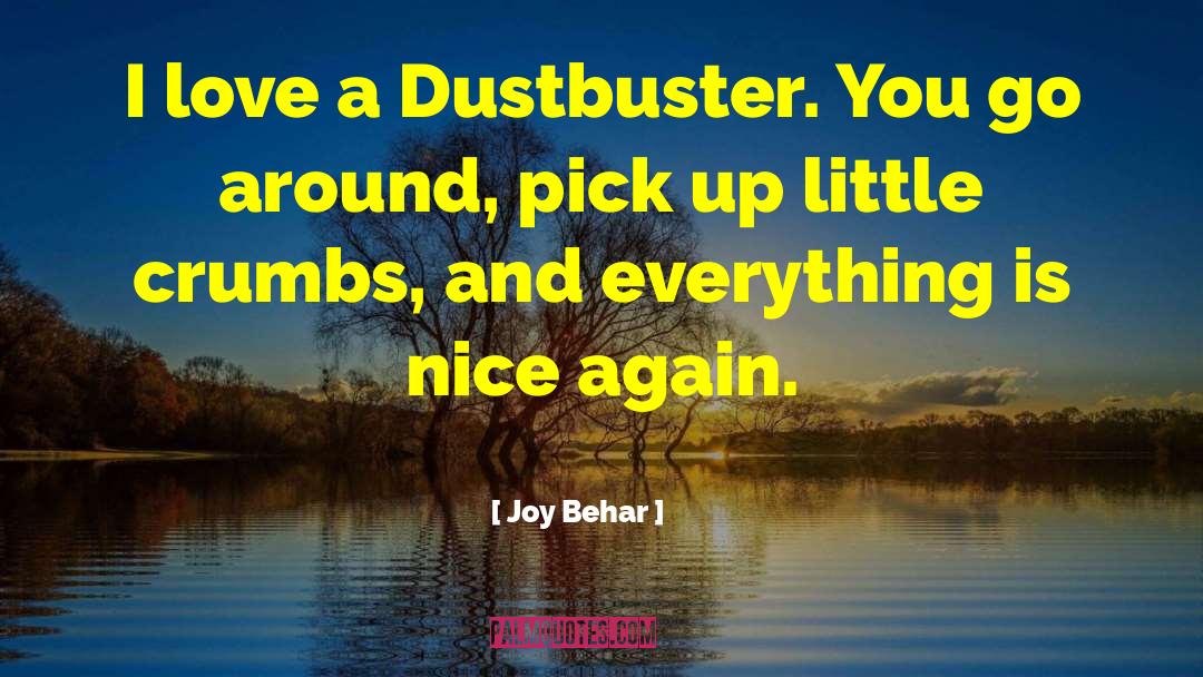 Crumbs quotes by Joy Behar