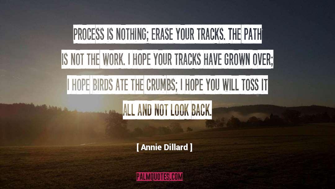 Crumbs quotes by Annie Dillard
